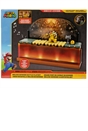 Super Mario Deluxe Bowser Battle Scene Playset with Lights and Sounds