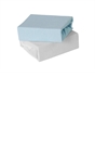 Baby Elegance 2 Pack Cot Fitted Sheet Blue - 60 x 120cm
