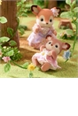 Sylvanian Families Deer Babies Floral Swing Set