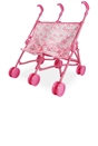 Kisses & Cuddles Baby Doll and Twin Stroller Set