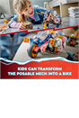 LEGO® NINJAGO® Sora’s Transforming Mech Bike Racer 71792 Building Toy Set (384 Pcs)