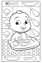 Cocomelon Giant Colouring Pages 