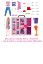 Barbie Dream Closet with Doll & Accessories