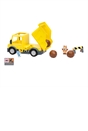 Bluey's Dump Truck With Exclusive Hard-Hat Bluey and Muddy Bingo Figures