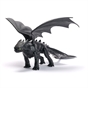 Dreamworks Dragons, How to Train Your Dragon, Battle Dragons, Plasma Sounds Night Fury, 13” Action Figure, Kids Toys for Boys & Girls Ages 4 and up