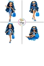 Rainbow High Swim & Style  Fashion Doll for Sidekick- Skyler (Blue)