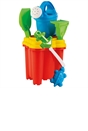 Castle Shape Bucket Set with Watering Can and Accessories Assortment
