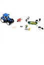 My Farm Red Barn and Animal Playset with New Holland Tractor