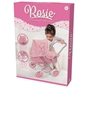 Rosie Doll Pram in Pink Spot Print