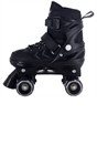 Adj Quad Skate Black S  (9-12J)