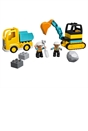 LEGO 10931 DUPLO Town Truck & Tracked Excavator Toy