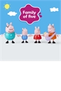 Peppa Pig Figures Peppa's Family of Five Set with Baby Evie