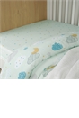 CuddleCo Spring Skies 4 Piece Cot Bed Bedding Set