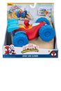 Marvel Spidey and His Amazing Friends Spidey Web Climber - 18cm Rev Up Motor Vehicle that Climbs Obstacles