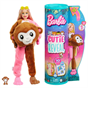 Barbie Cutie Reveal Doll with Monkey Plush Costume and 10 Surprises