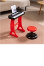 Big Steps Keyboard and Stool Black/Red