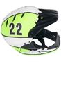 Moto Cross Bike Helmet Green & White (Size 58-60cm)