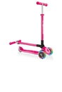 Globber PRIMO FOLDABLE PLUS LIGHTS Scooter Fuchsia Pink
