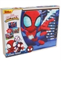 Marvel Spidey and His Amazing Friends Wooden Puzzle 3 Pack and Storage Tray