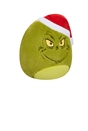 Original Squishmallows Fuzz-A-Mallows Dr. Seuss 12-Inch Grinch in Santa Hat Plush