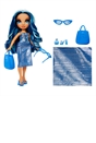 Rainbow High Swim & Style  Fashion Doll for Sidekick- Skyler (Blue)