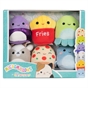 Squishmallows Original Micromallows 6-Pack – Axel Beetle, Lune Loch Ness Monster, Malcolm Mushroom, Orphie Octopus, Pep Pizza, Walker Goat