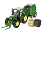  John Deere 6175R & Baler