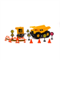 Cat Mini Crew Combo Set with Light Up Road Signs