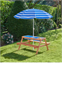 2-in-1 Sand and Water Picnic Table