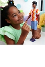 Barbie Fashionista Ken Doll 220 with Orange Wavy Tee