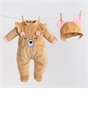 Ivy & Lily Bear Romper with Hat 43cm