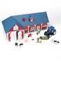 My Farm Red Barn and Animal Playset with New Holland Tractor