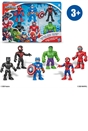 Playskool Heroes Marvel Super Hero Adventures 12.5cm Action Figure 6 Pack