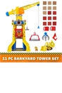 Rubble and Crew Bark Yard Crane Tower Playset with Rubble Action Figure