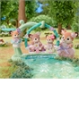 Sylvanian Families Deer Babies Floral Swing Set