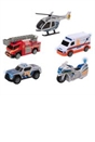 Super Wheelz L & S Emergency Vehicle 5 pack