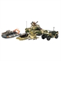 The Corps Elite Air Sea Land 4 Pack Vehicle Set