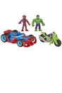 Playskool Heroes Marvel Super Hero Adventures 13cm Action Racers Vehicle 2 Pack
