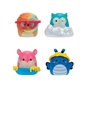 Squish-a-longs by Original Squishmallows 14 Pack - Series 1 - (14) 1” Mini-Squish with 4 Accessories, Ring, and Collector’s Guide - Collect, Trade, & Play