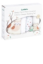 CuddleCo Sleepy Owl 4 Piece Crib Bedding Set