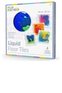 Play Factory Liquid Sensory Floor Play Tiles 4 Pack