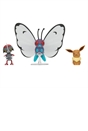 Pokémon Battle Figure 3 Pack - Features 2-Inch Eevee and Pawniard and 3-Inch Butterfree Battle Figures