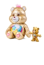 Care Bears Dare To Care Gold Quilted Bear with Dare To Care figure (Limited Edition)