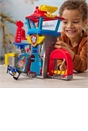 PAW Patrol: Air Rescue, Pup Squad Adventure Bay Airport Playset, with Chase Toy Car & PAW Patrol Vehicle Launcher