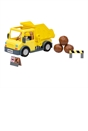 Bluey's Dump Truck With Exclusive Hard-Hat Bluey and Muddy Bingo Figures