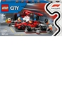 LEGO® City F1® Pit Stop & Pit Crew with Ferrari Car Racing Vehicle Toy 60443