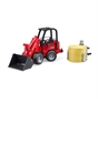 Bruder 1:16 Compact Loader with Bale Gripper and Bale