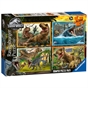 Ravensburger Jurassic World Classic 4x 100-piece Jigsaw Puzzle Bumper Pack