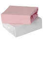 Baby Elegance 2 Pack  Cot Bed Fitted Sheet Pink – 70 x 140cm