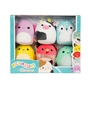 Squishmallows Original Micromallows 6-Pack – Cailey Crab, Cole Turtle, Connor Cow, Gavi Turkey, Hasani Hedgehog, Zarina Banana Slug